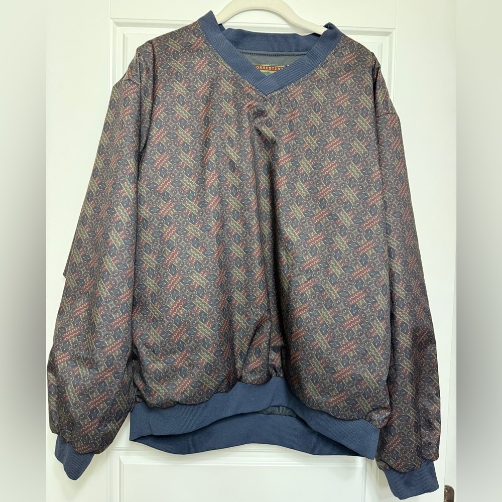 Forrester's Women's Pullover Jacket Golf Medium 1990s Vtg